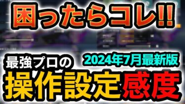 困ったら真似して‼︎プロゲーマーの荒野設定感度&射撃場練習方法紹介2024 7月【荒野行動】