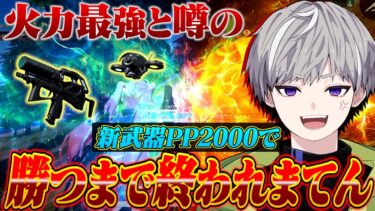 【界隈最強】皇帝が高火力と話題の新武器PP2000で勝つまで終われまてん！神回誕生したww【荒野行動】