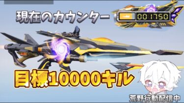 【荒野行動】DX M4で10000キル目指す配信！！！！【本気のソロクイン】