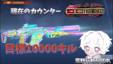 【荒野行動】虹色MK5で10000キル目指す配信！！！！【ソロクイン】