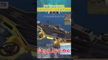 【荒野行動】画面に収まらない！戦艦ウラノスの常軌を逸した大きさにうp主仰天www　#荒野実況 #ゲーム #shorts