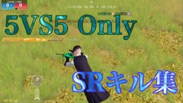 【荒野行動】5VS5 SR Only キル集