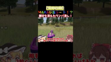 【荒野行動】M4A4が高レート！？腰砂を添えたワンパ潰し！ #ゆっくり実況 #荒野行動 #knivesout #荒野行動キル集  #荒野 #荒野の光