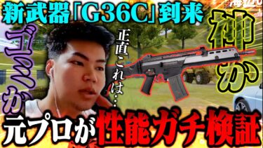 無反動すぎる新AR”G36C”は神武器かどうか徹底的に検証してきた【荒野行動】