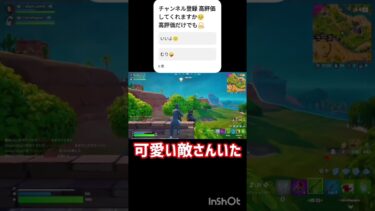 可愛い敵さんいた #ゲーム実況  #フォトナ #フォートナイト #最高のシーン #fortnite #面白集 #荒野行動