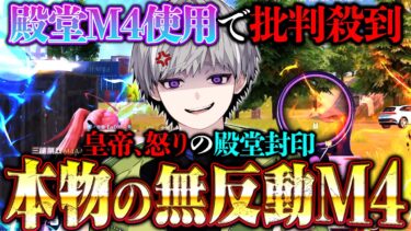 殿堂スキン使用に批判的な皆さまへ。これが本当の無反動M4です【荒野行動】