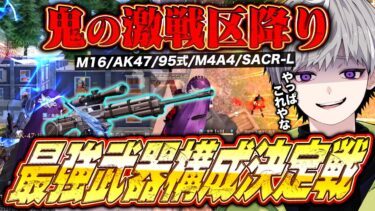 【環境】魂の激戦区破壊で最強ARの武器構成が決定しました【荒野行動】