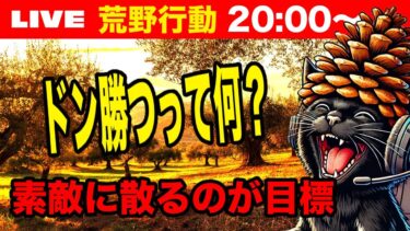 【荒野行動】どうせドン勝つ取れないけど、のたうち回って印象に残す